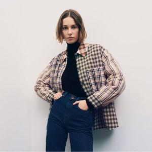 Zara Plaid Shacket